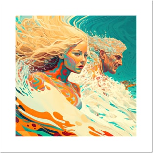 Ocean Dreaming / Day at the beach collection Posters and Art